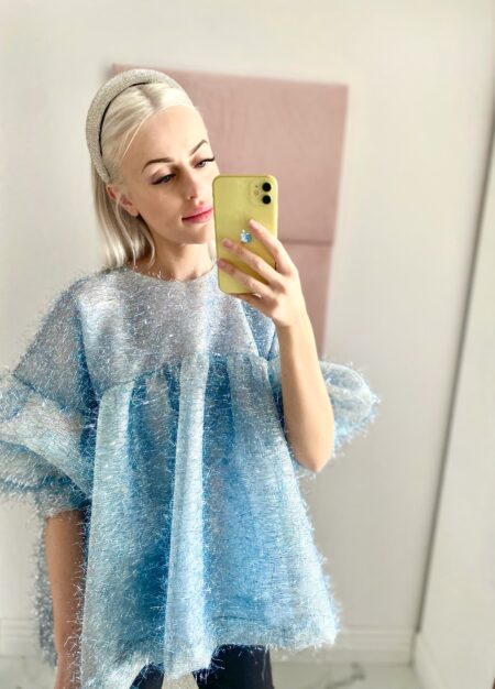 Błękitna Bluzka Baby Doll